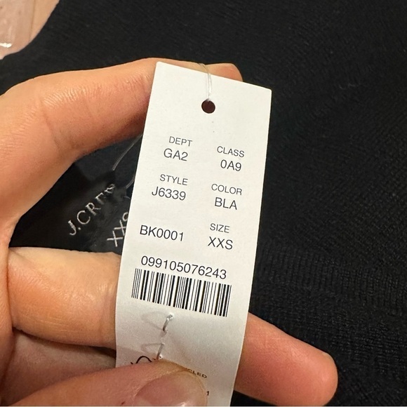 J crew Juliette collarless sweater blazer black size XXS - Picture 2 of 3